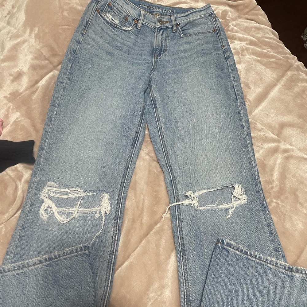 American Eagle wide leg jeans